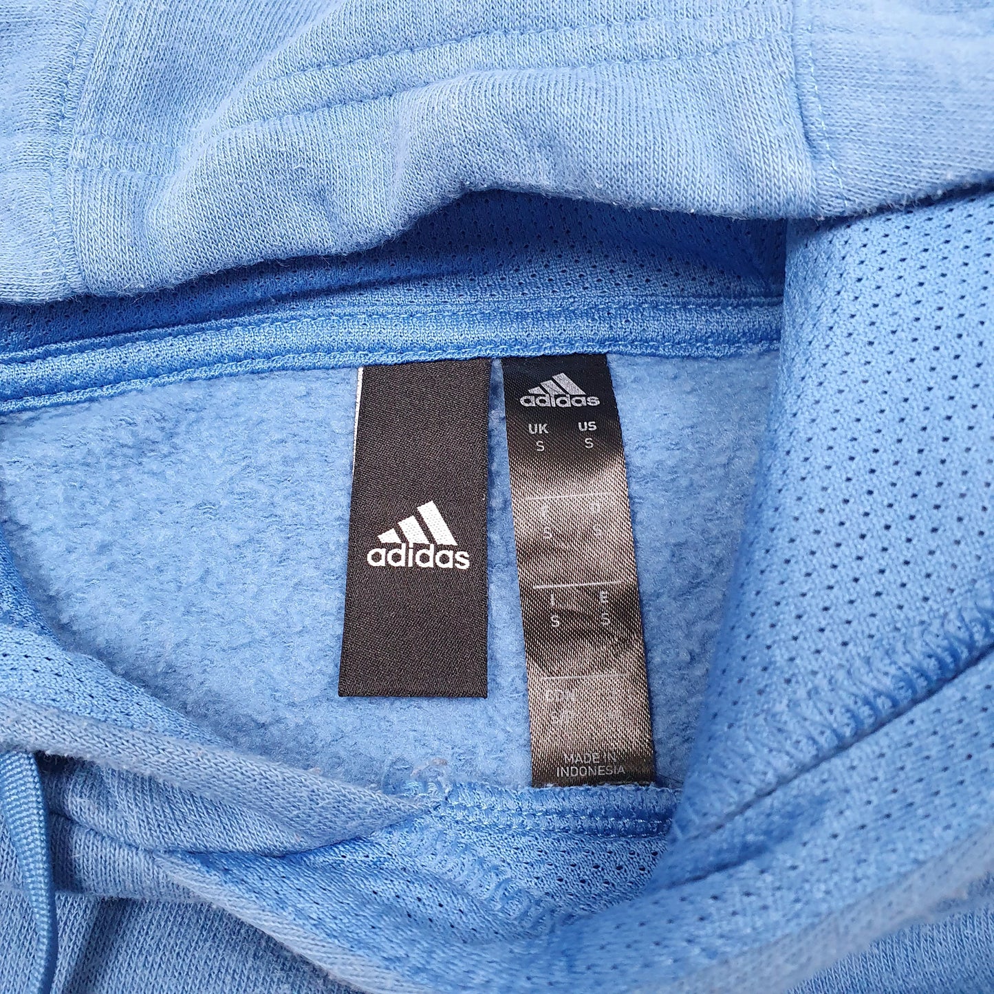 Mens Blue Adidas  Hoodie Jumper