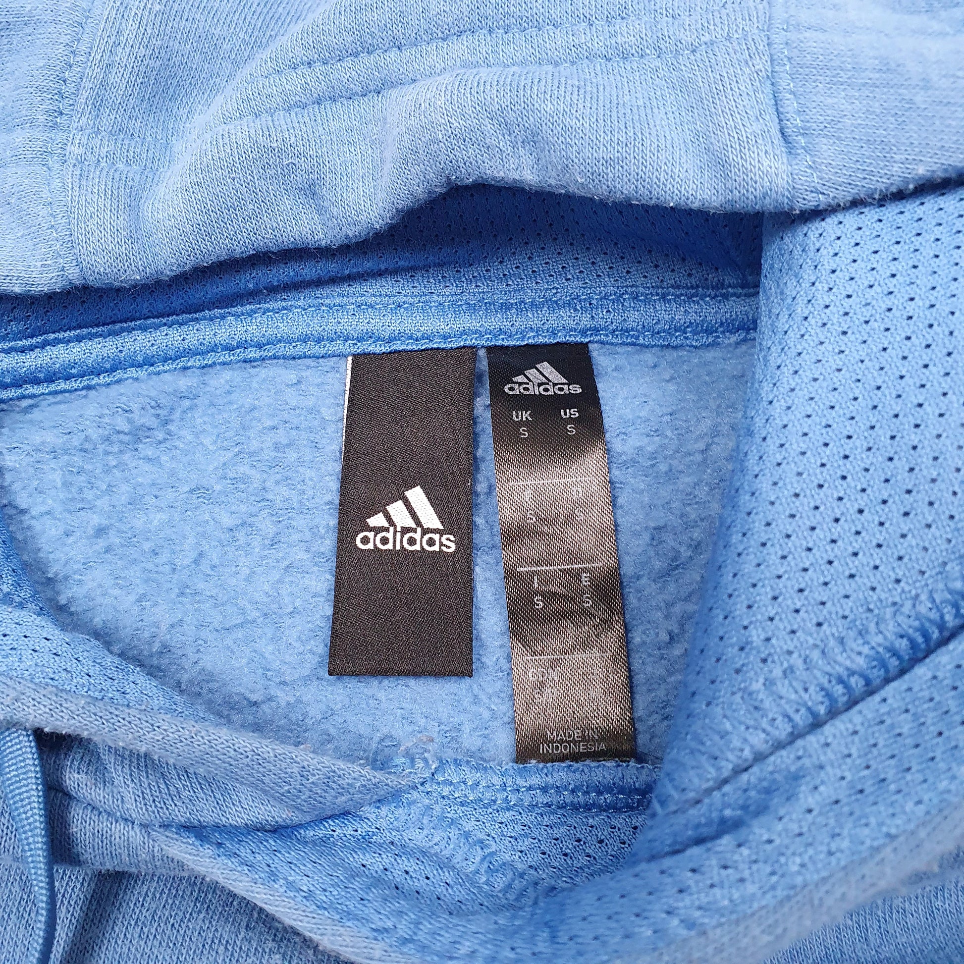 Mens Blue Adidas  Hoodie Jumper