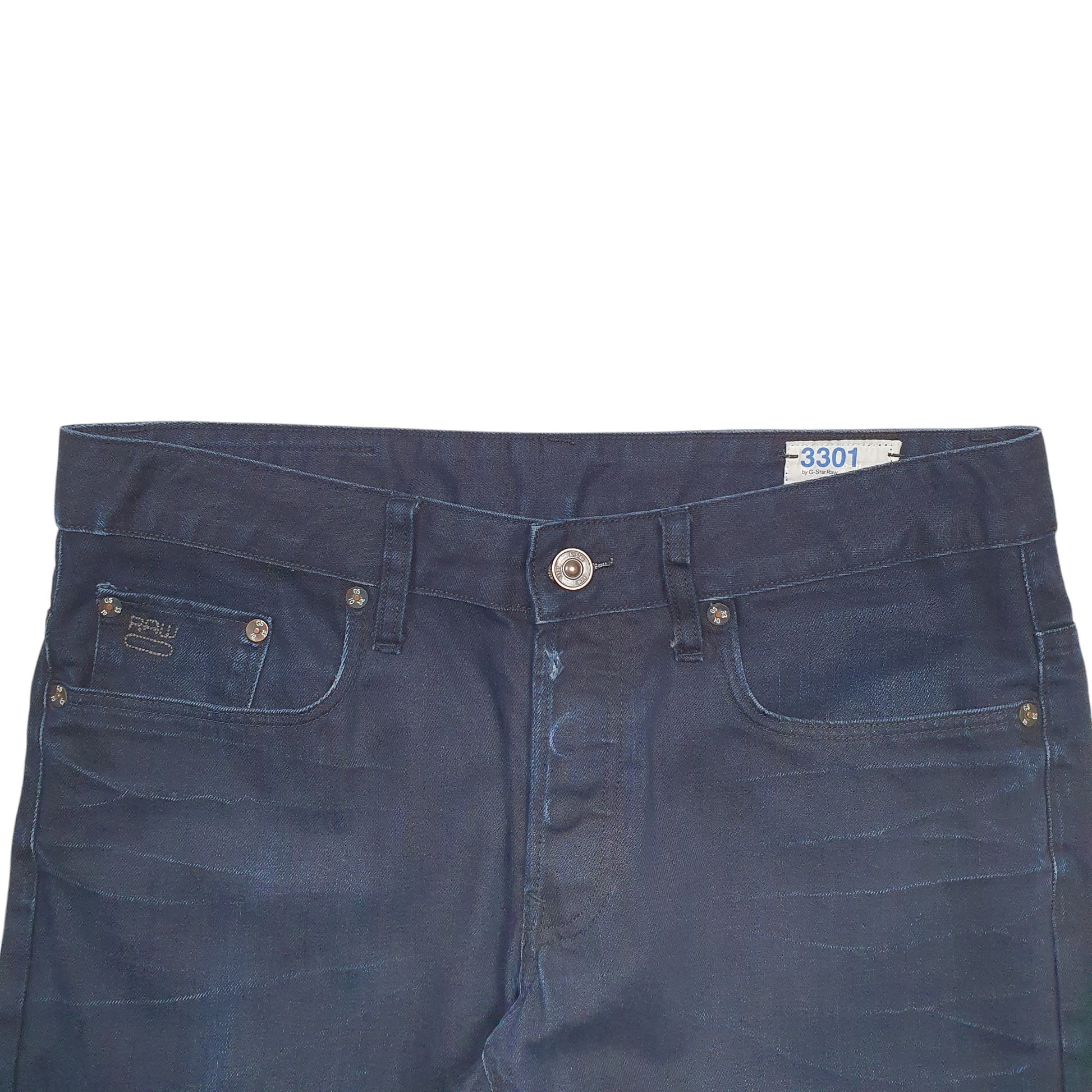 Mens Blue G-Star Raw  3301 JeansW34 L30