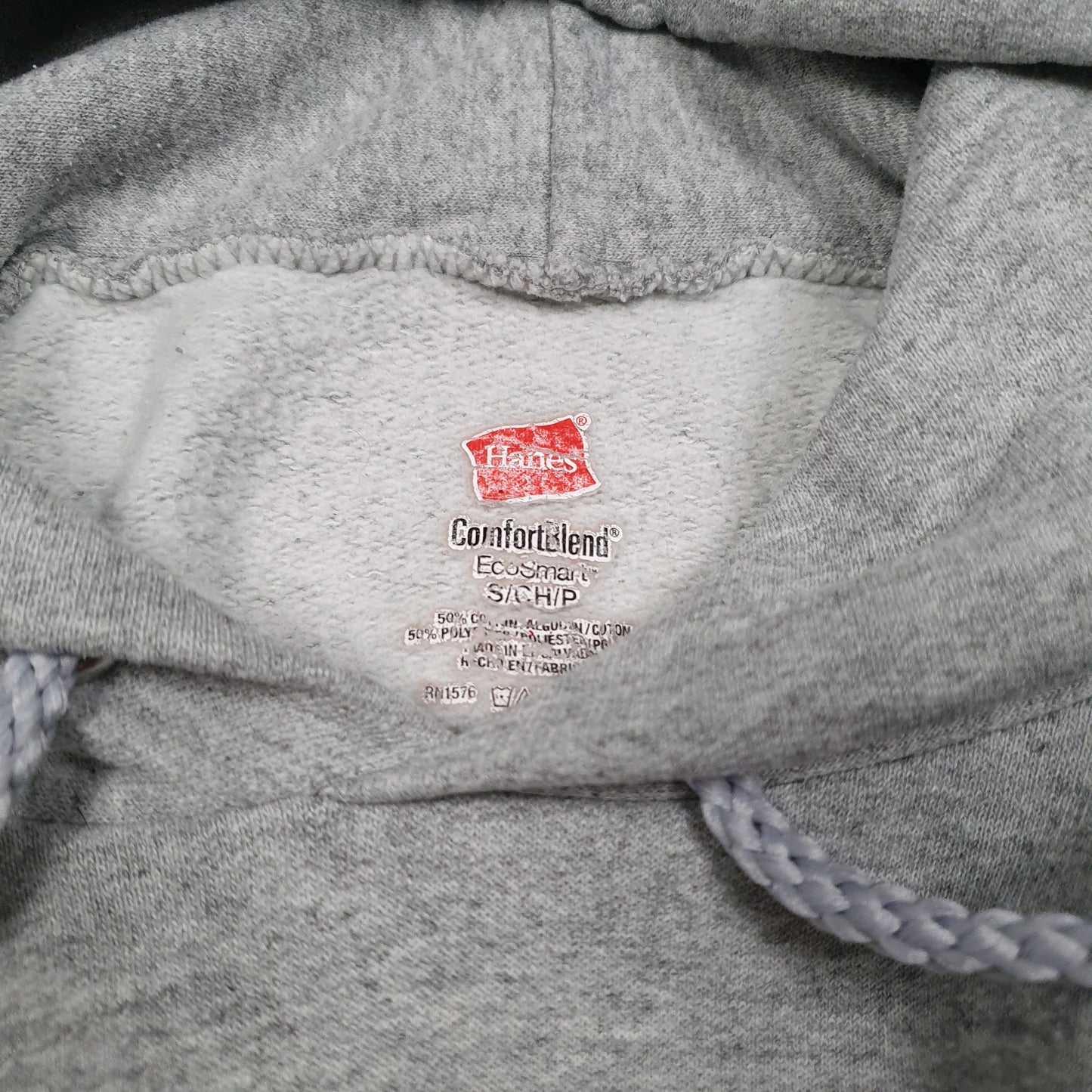 Mens Grey Hanes University Of Berkeley California USA Spellout Hoodie Jumper