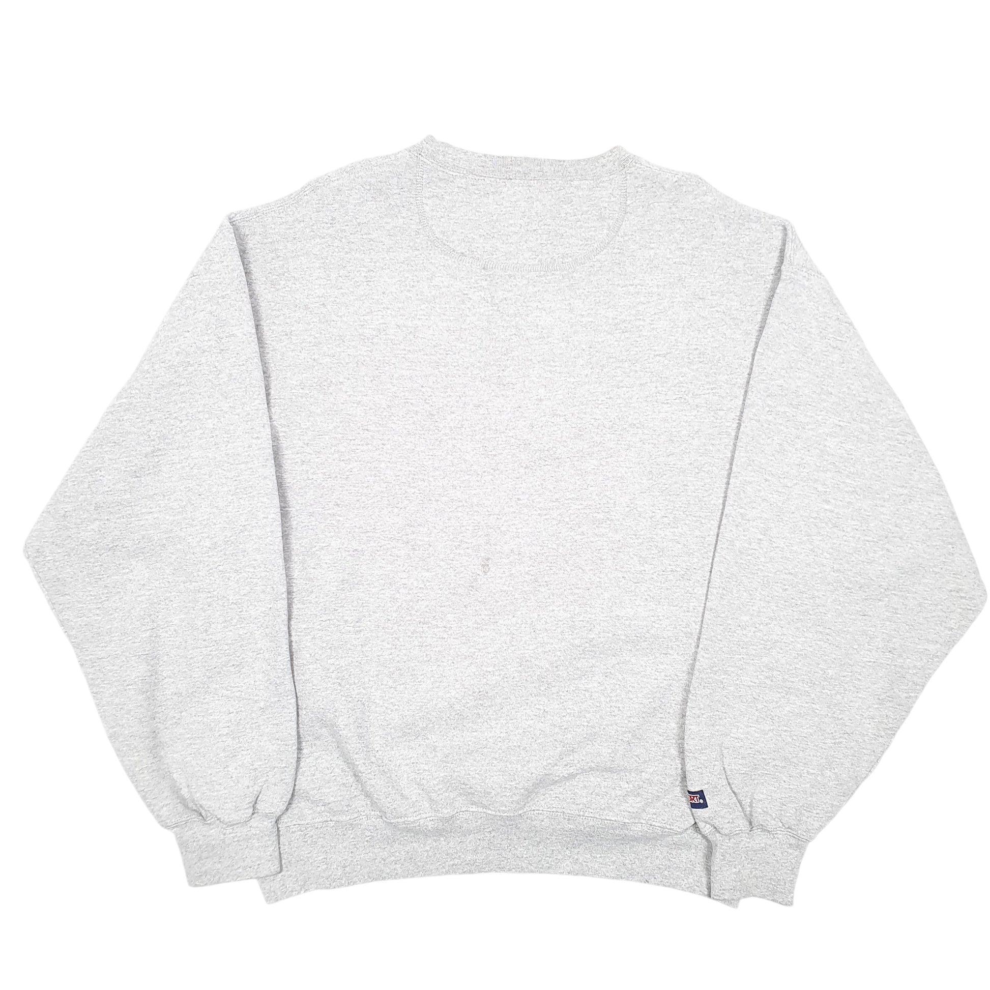 Mens Grey Jansport Vintage Niagra University NU Purple Eagles USA Crewneck Jumper