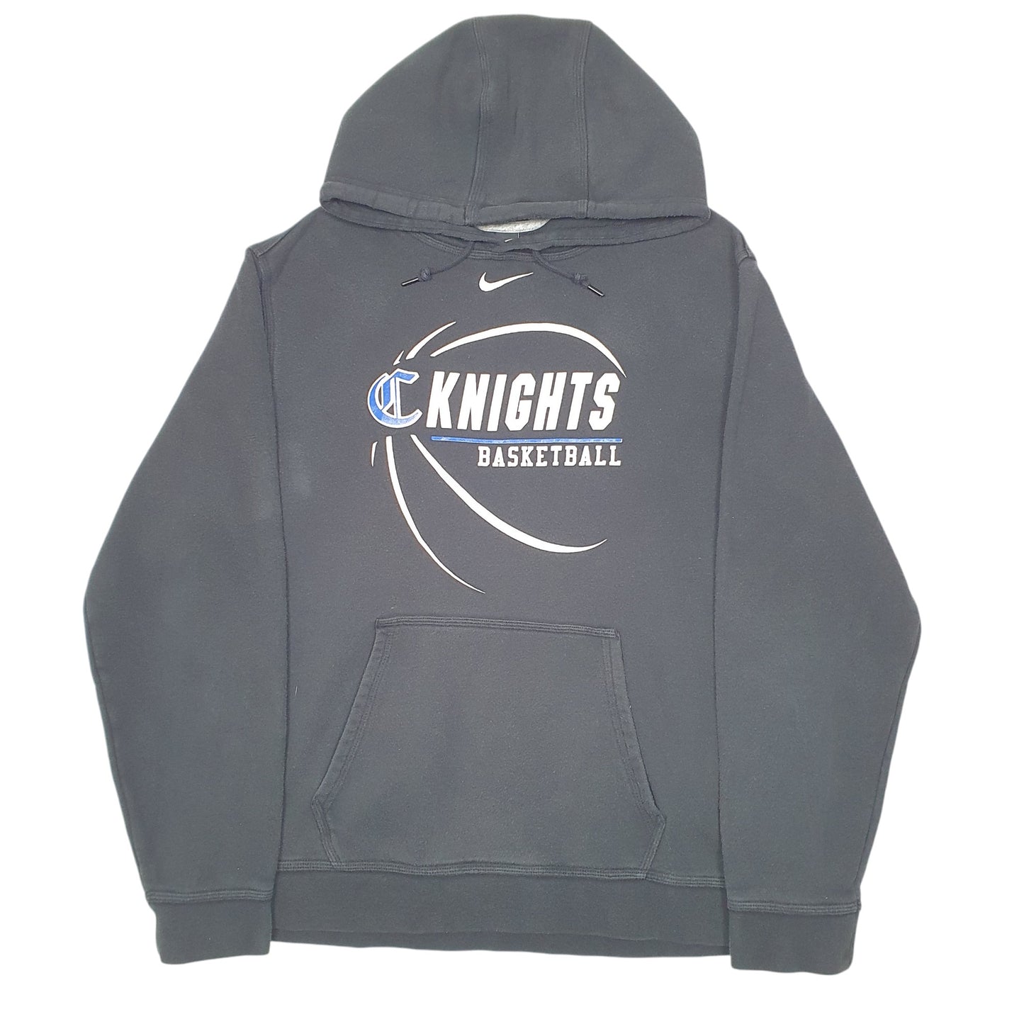 Mens Black Nike Knights Basketball USA Spellout Hoodie Jumper