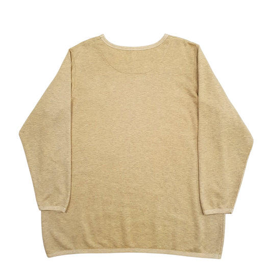 Mens Yellow Unbranded  Crewneck Jumper