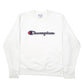 Mens White Champion  Crewneck Jumper