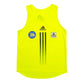 Mens Yellow Adidas Marathon Madrid Short Sleeve T Shirt