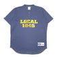 Mens Navy Majestic Vintage Baseball Jersey Made In USA Local Short Sleeve T Shirt