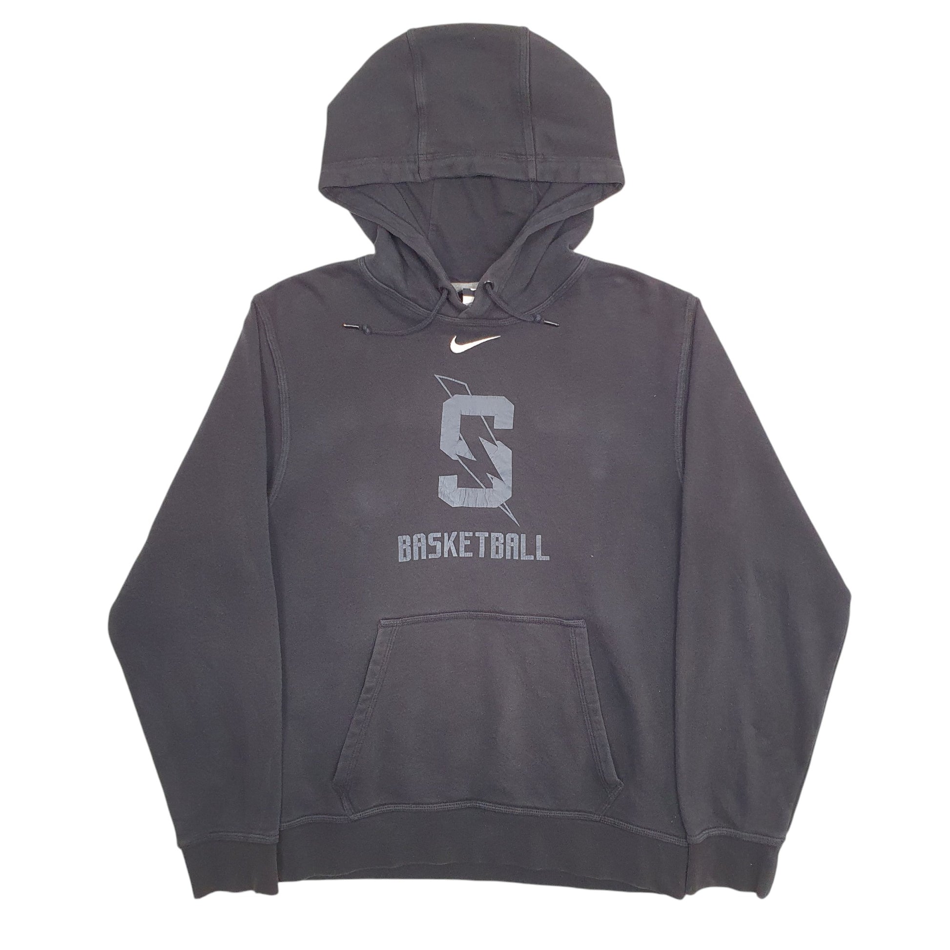 Mens Black Nike Basketball Hoodie Jumper