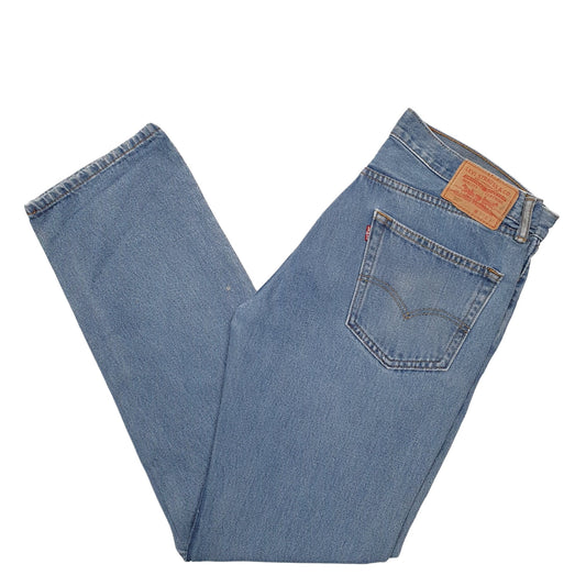 Mens Blue Levis 505 JeansW34 L34