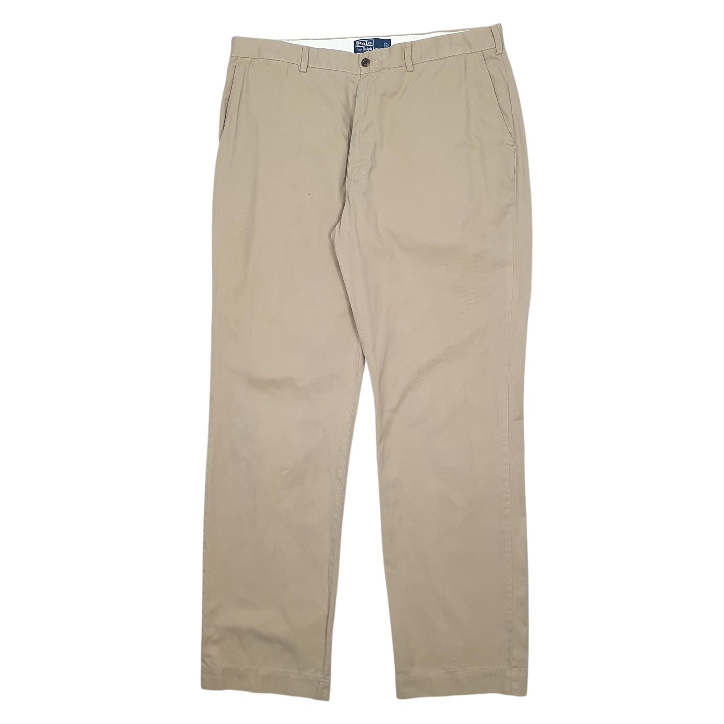 Mens Beige Polo Ralph Lauren Tall Prospect Pant Vintage 2000's Prospect Pant Chino Trousers