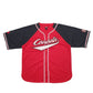 Mens Red Teepee Baseball Jersey Canada Short Sleeve T Shirt