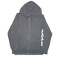 Mens Black Adidas Hoodie Sleeve Spellout Full Zip Jumper