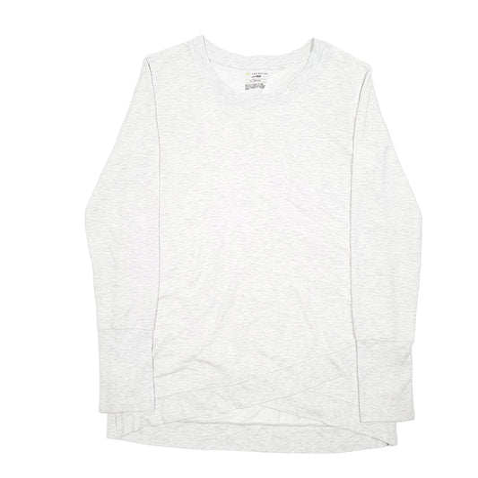 Womens Grey Tek Gear Basics Casual Crewneck Jumper