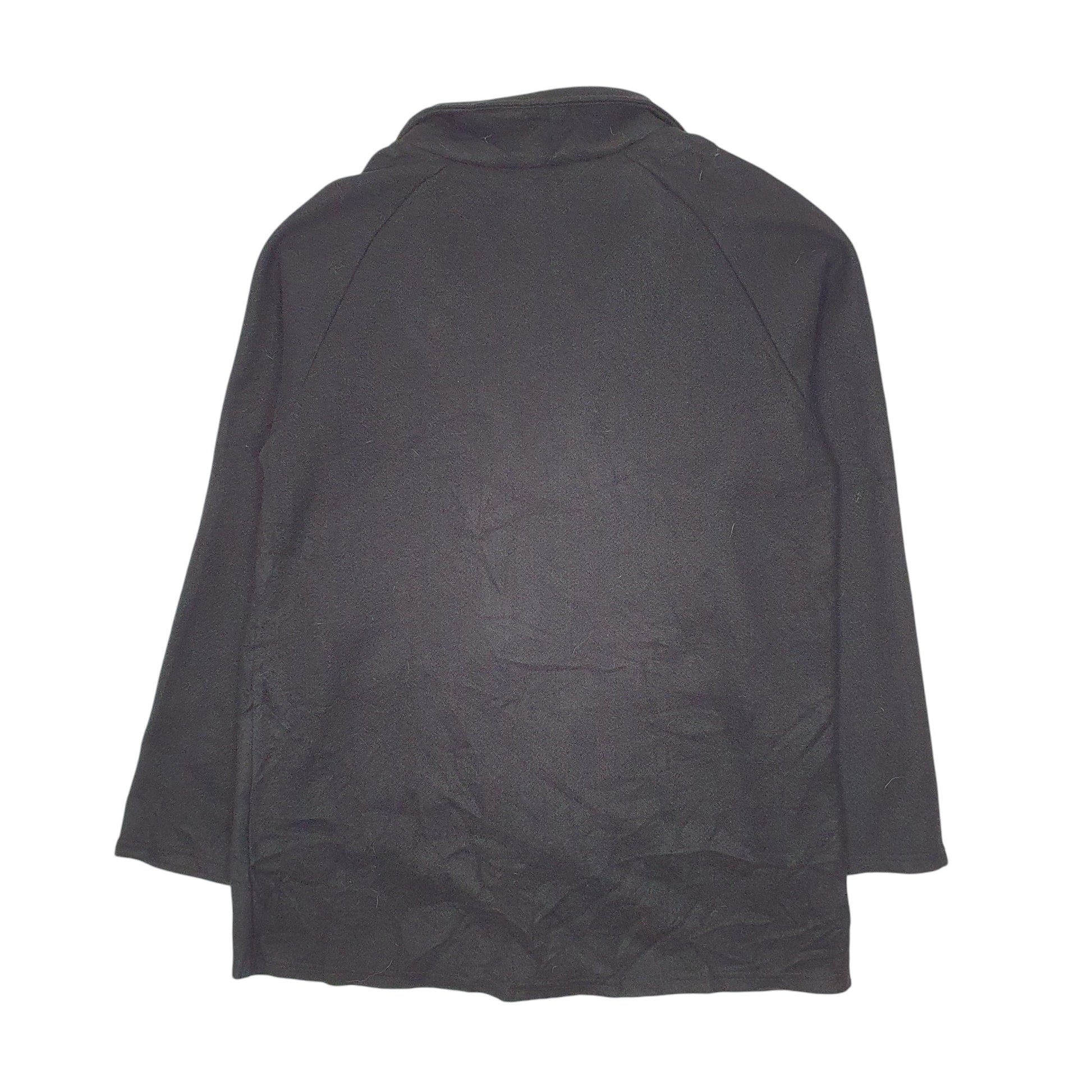 Mens Black Unbranded Double Breasted  Coat