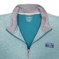 Mens Turquoise L.L.Bean Vintage Quarter Zip Jumper