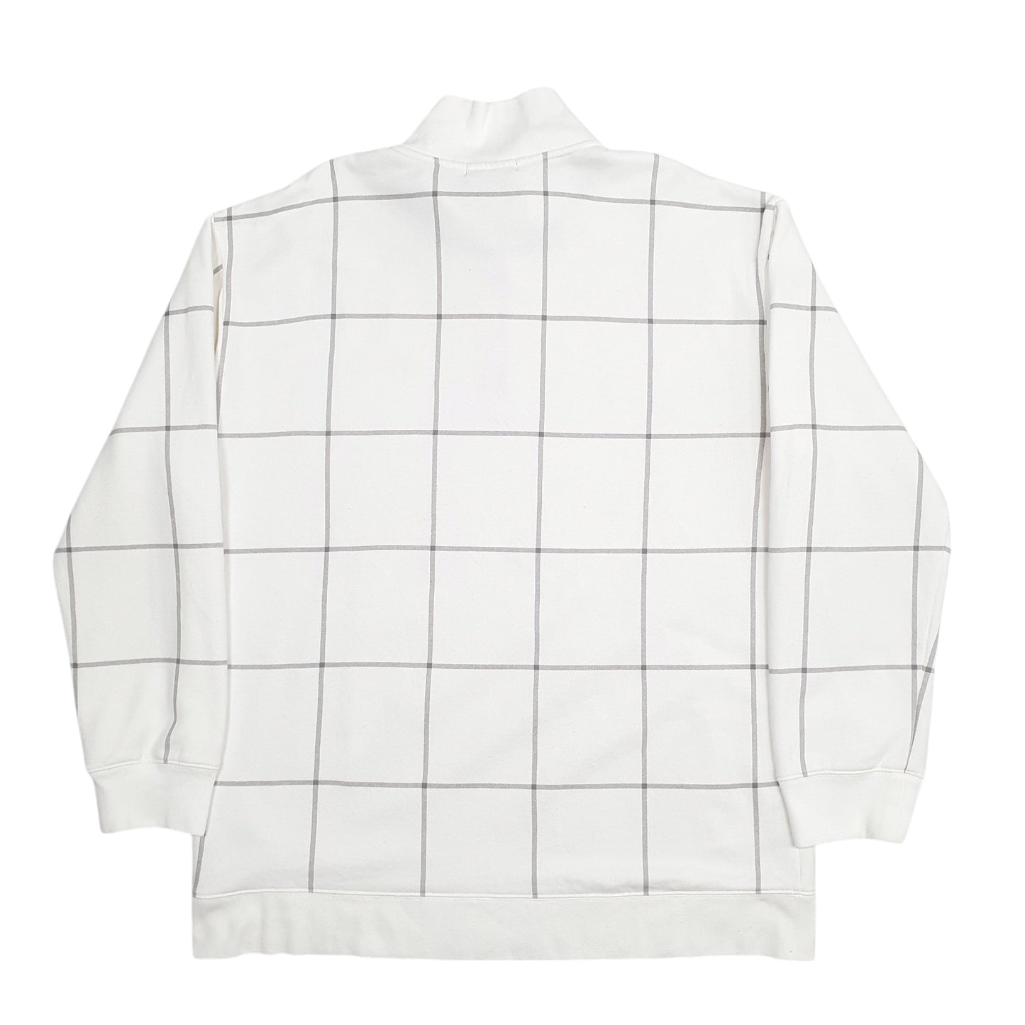 Mens White Nautica  Quarter Zip Jumper