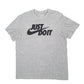 Mens Grey Nike Spellout Short Sleeve T Shirt