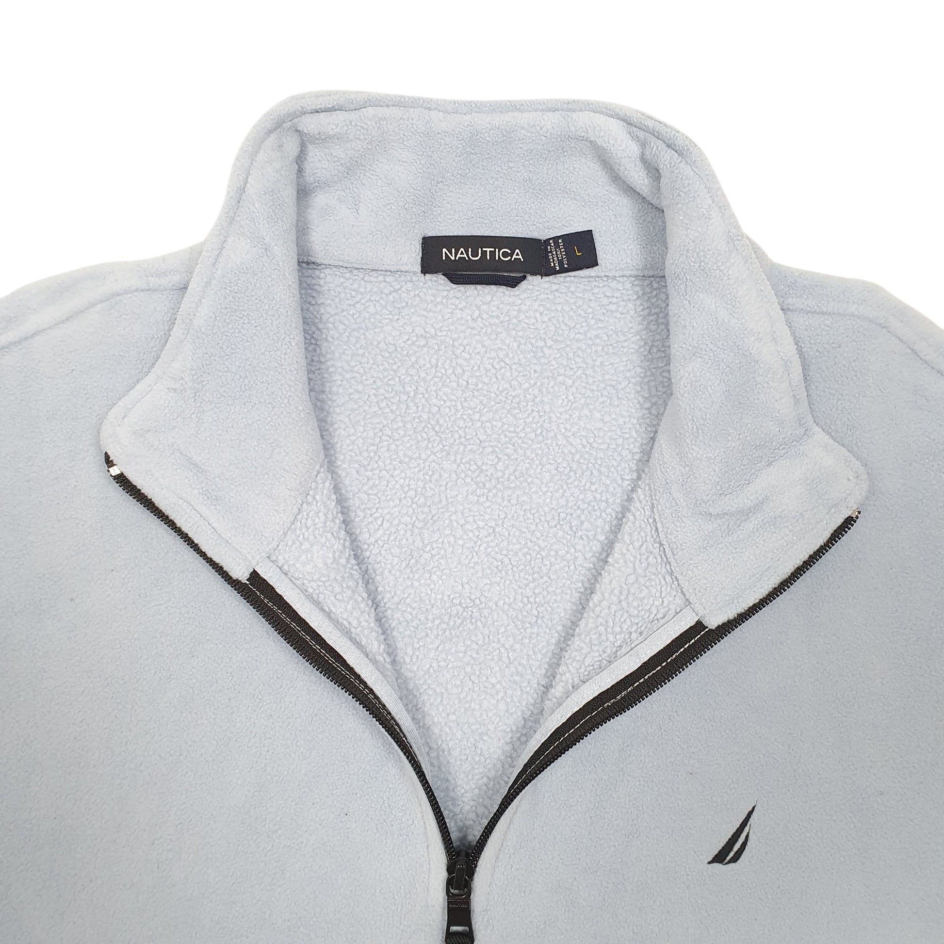 Mens Blue Nautica  Quarter Zip Jumper