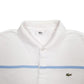 Mens White Lacoste  Short Sleeve Polo Shirt