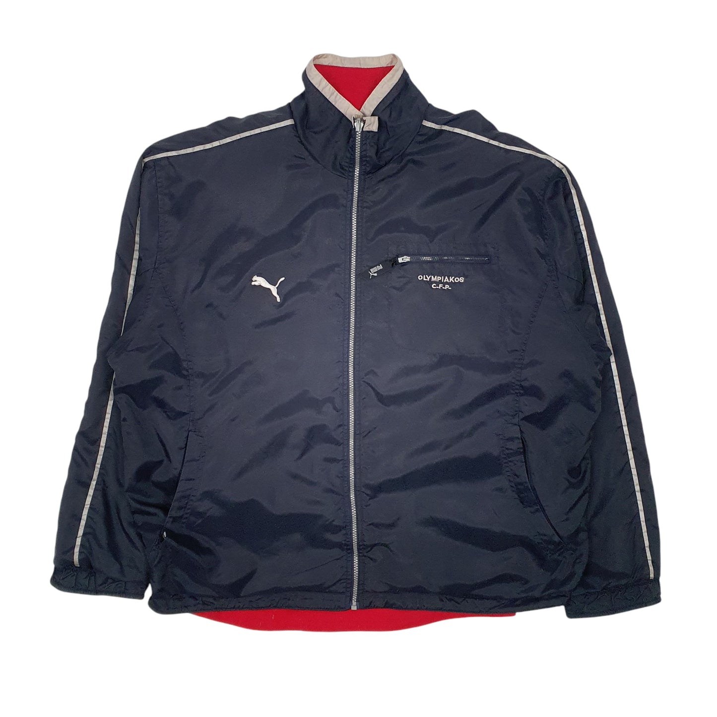 Mens Black Puma Vintage Reversible Quarter Zip Coat