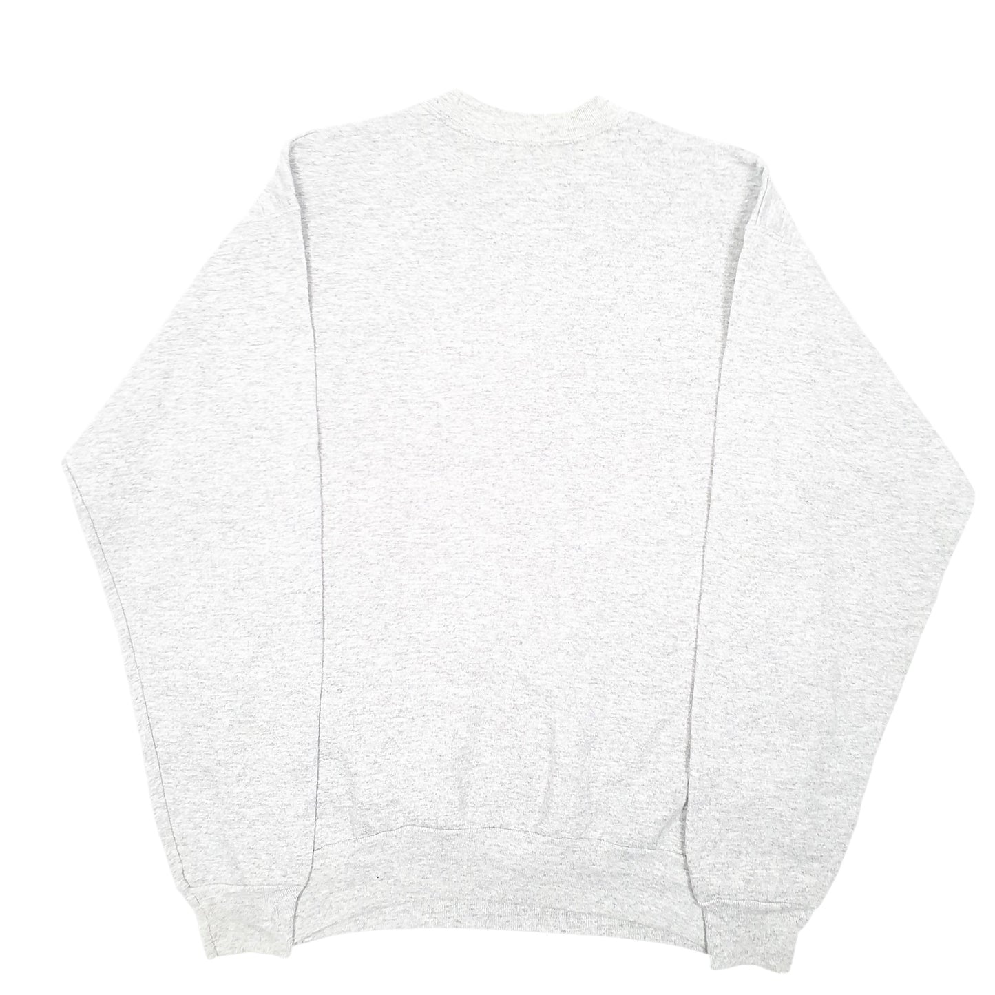 Mens Grey Hanes Disneyland Mickey Mouse Spellout Disney Crewneck Jumper