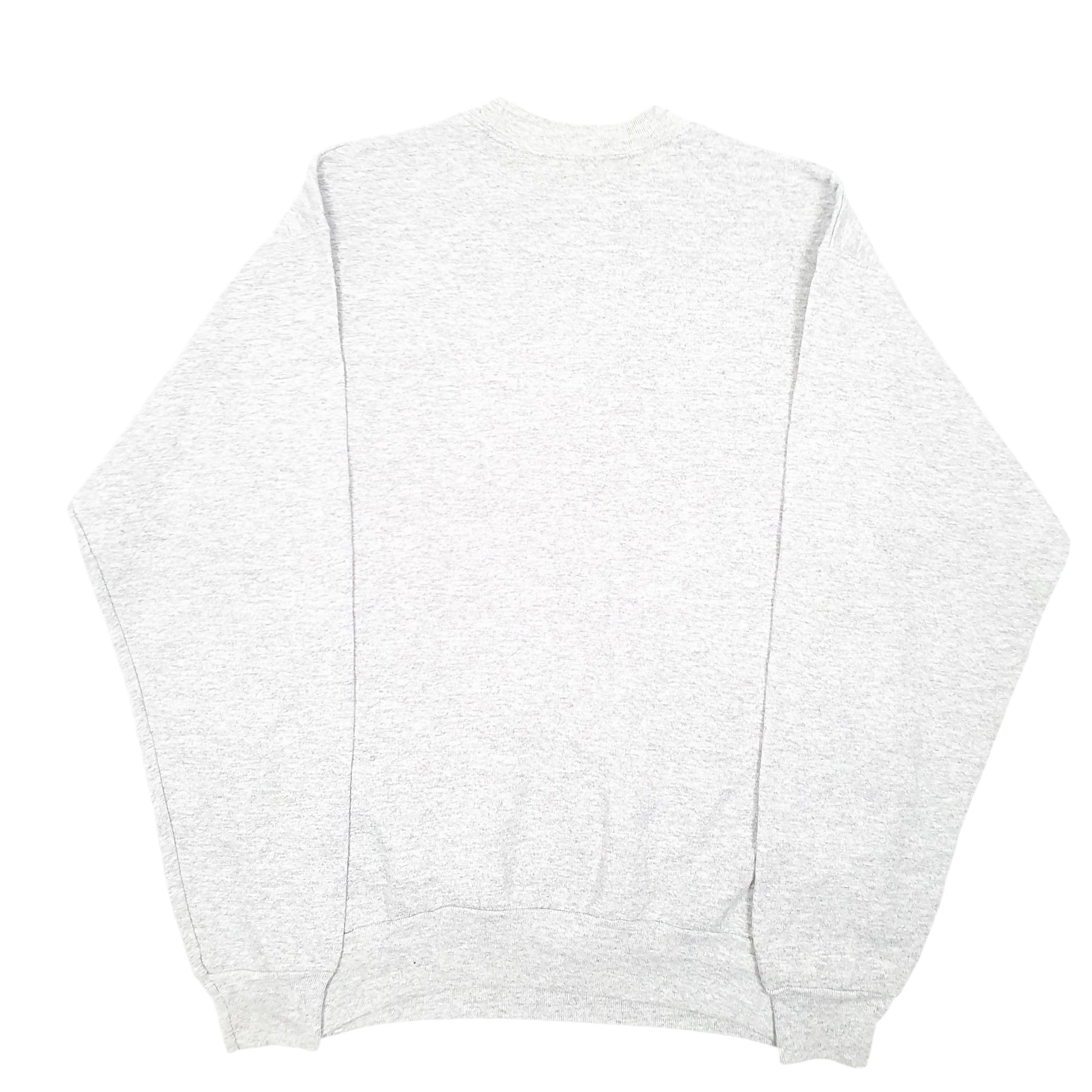 Mens Grey Hanes Disneyland Mickey Mouse Spellout Disney Crewneck Jumper