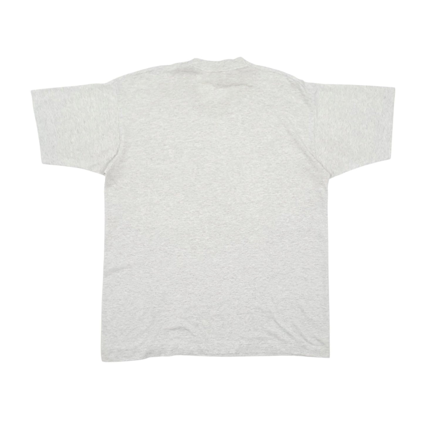 Mens Grey Fruit Of The Loom Single Stitch Vintage 90s Short Sleeve T Shirt