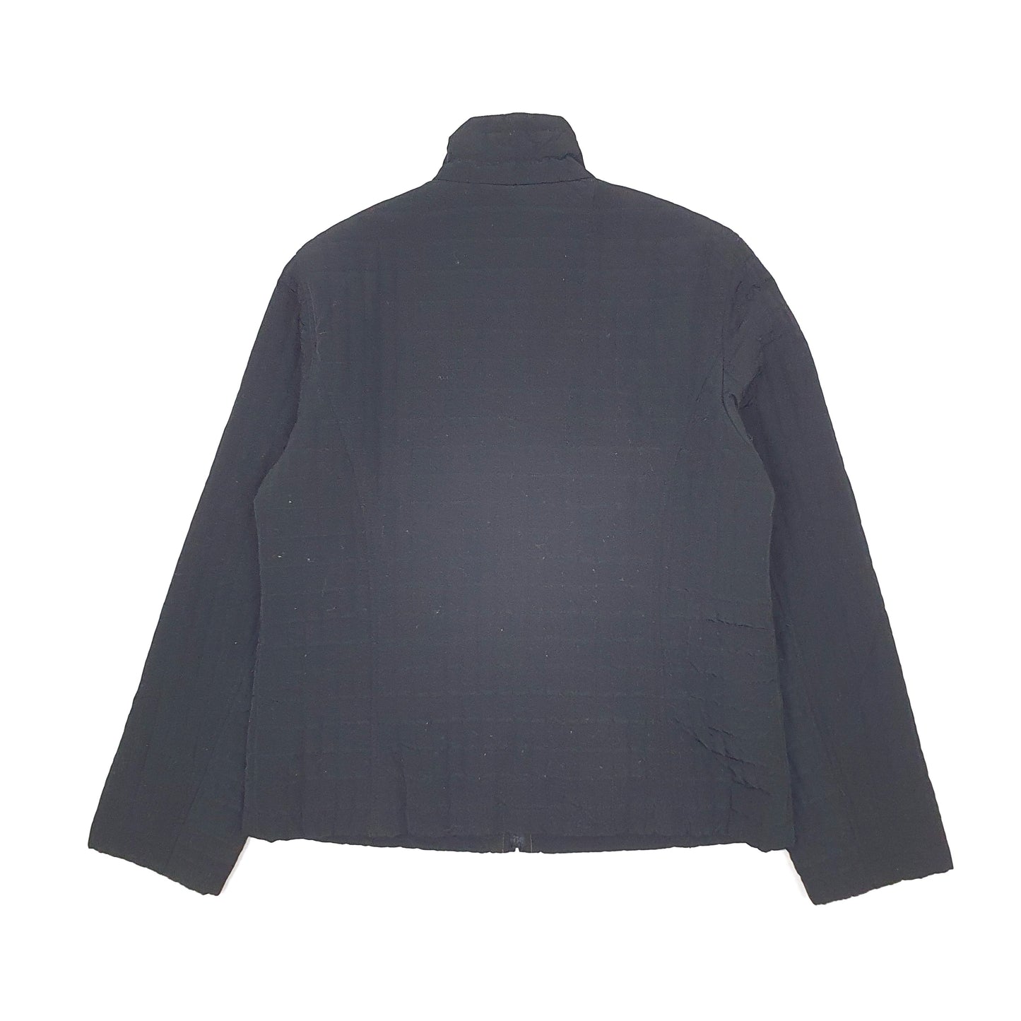 Womens Black White Stag Harrington Bomber Puffer  Coat