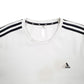 Mens White Adidas  Crewneck Jumper