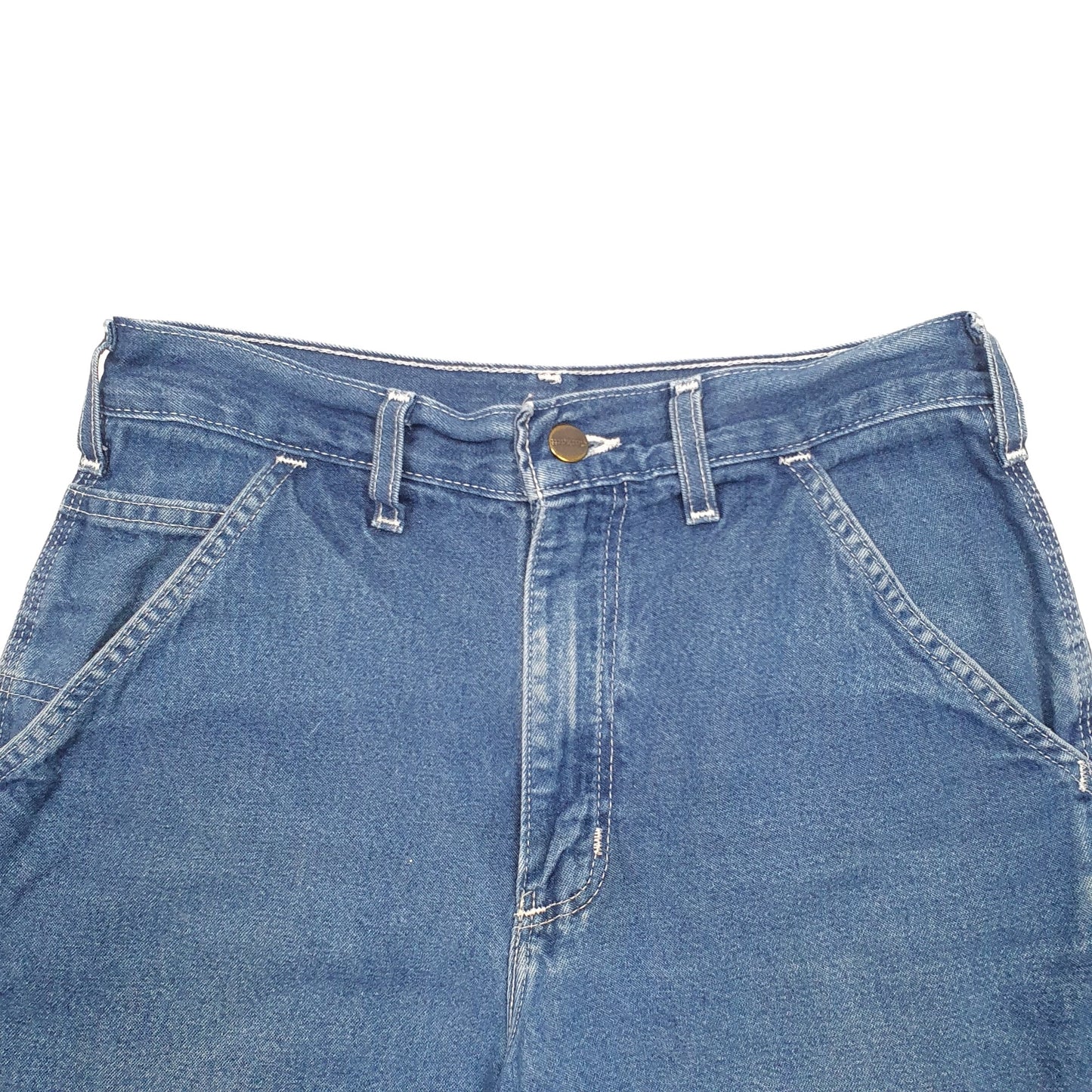 Mens Blue Carhartt Workwear B28 DST Carpenter Shorts