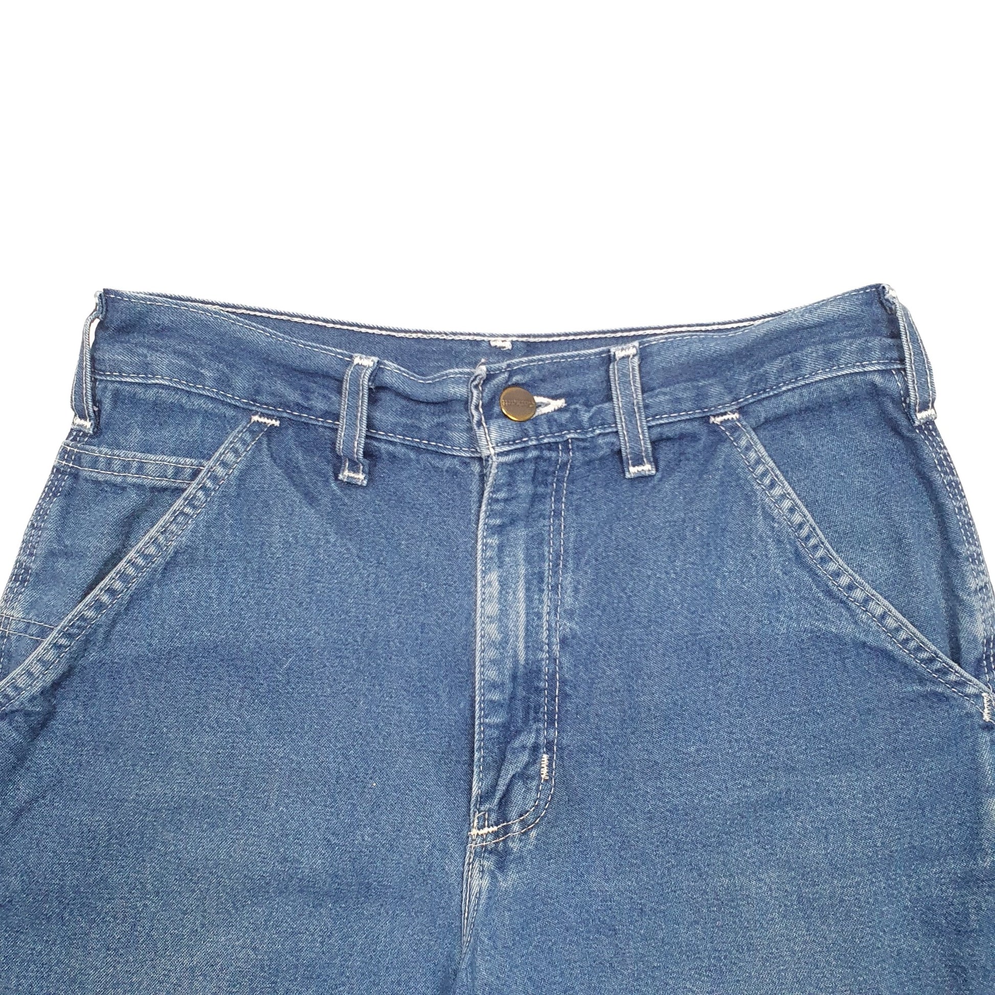 Mens Blue Carhartt Workwear B28 DST Carpenter Shorts