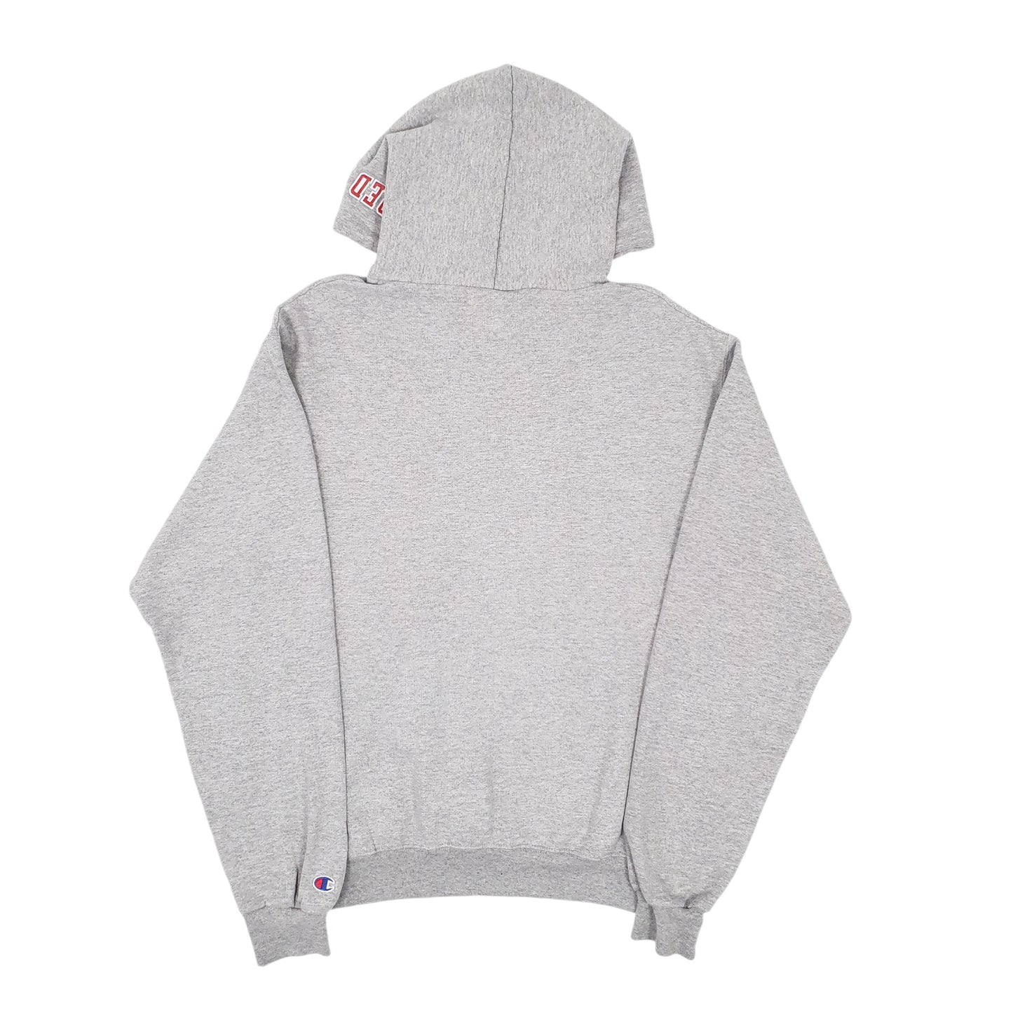 Mens Grey Champion Cortland Red Dragons Hoodie Jumper