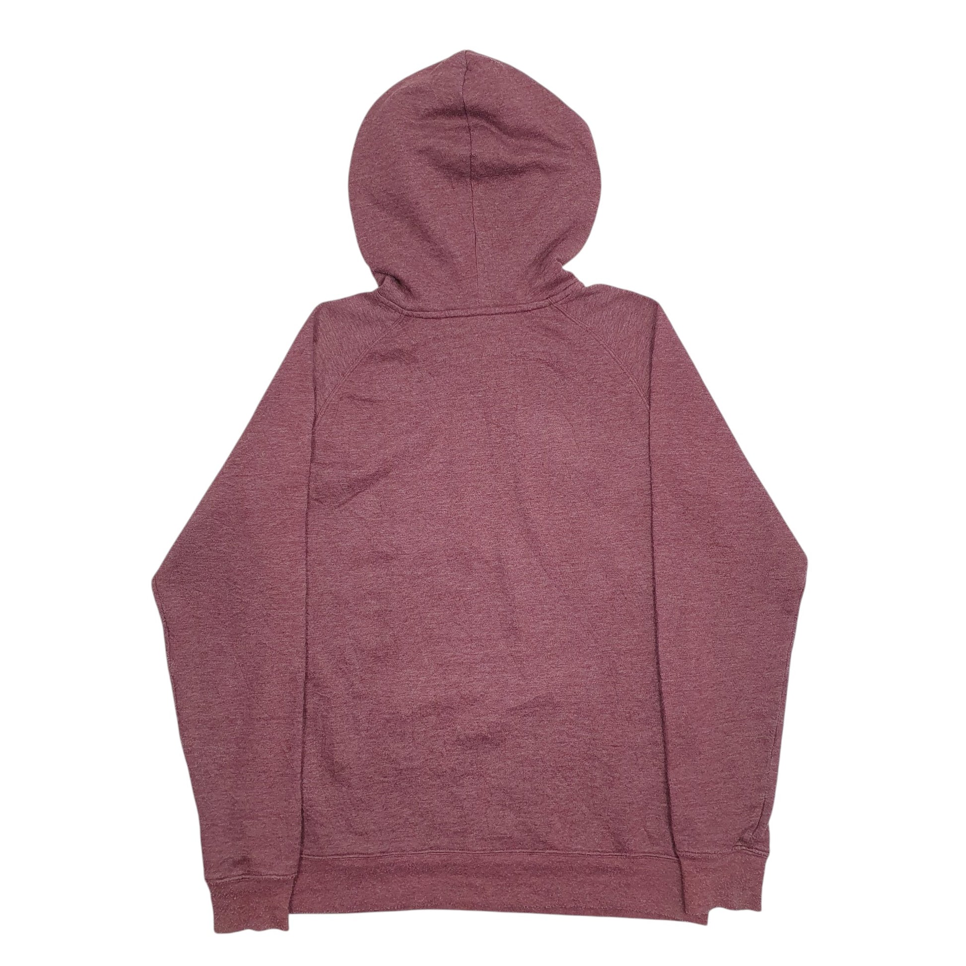 Womens Burgundy The North Face Spellout Hoodie Jumper