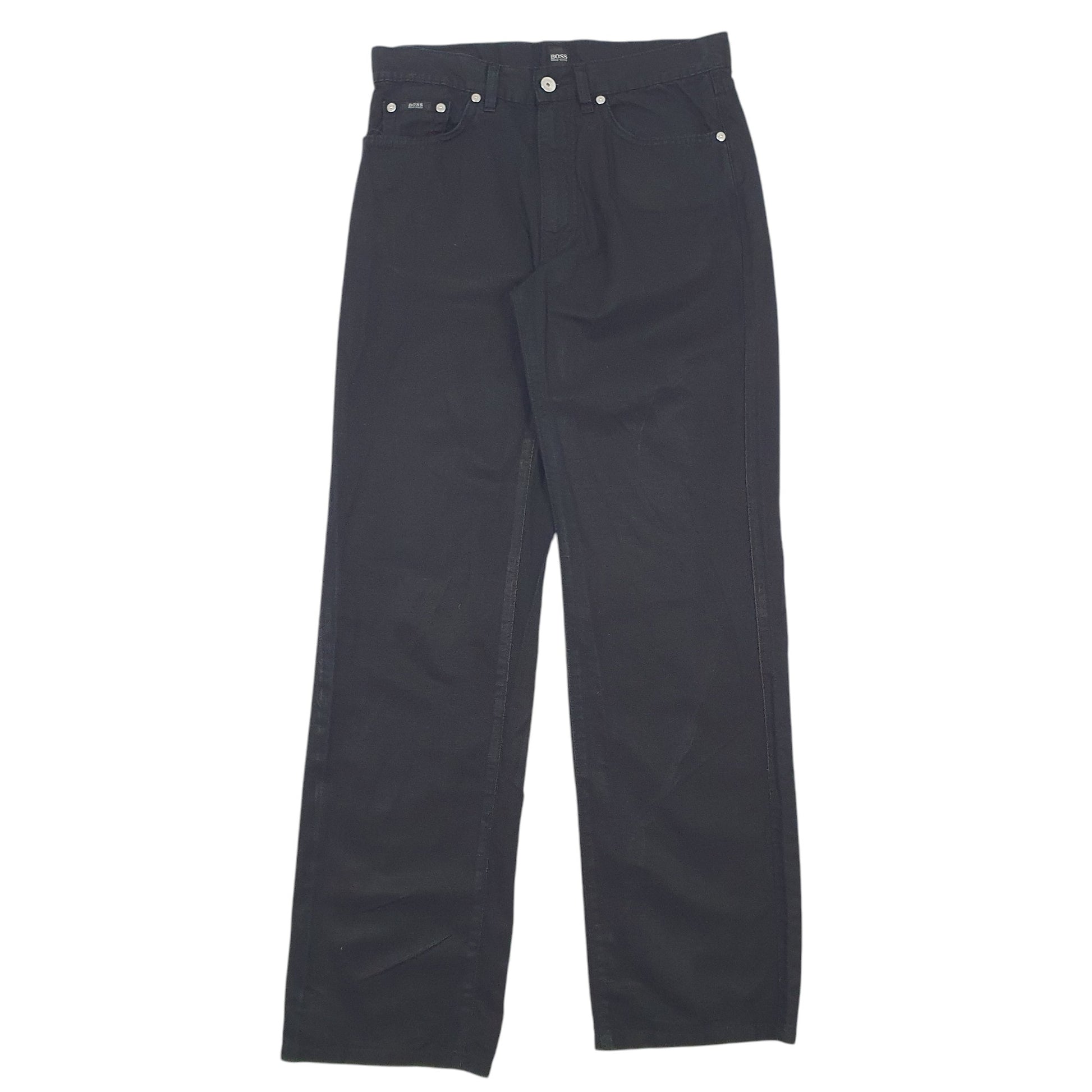 Mens Black Hugo Boss  Chino Trousers