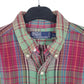 Mens Green Polo Ralph Lauren Flannel Overshirt Shacket Long Sleeve Shirt