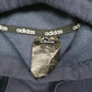 Mens Navy Adidas Spellout Hoodie Jumper