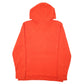 Mens Orange Adidas Spellout Raised Logo Hoodie Jumper