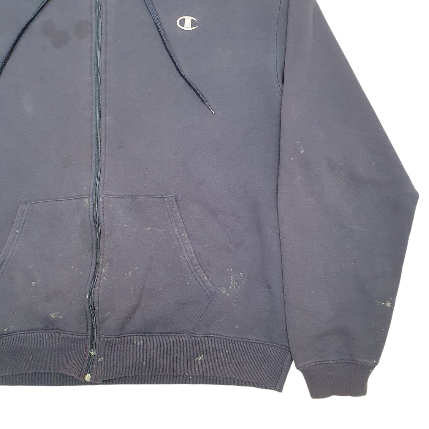 Mens Navy Champion  Full Zip Jumper