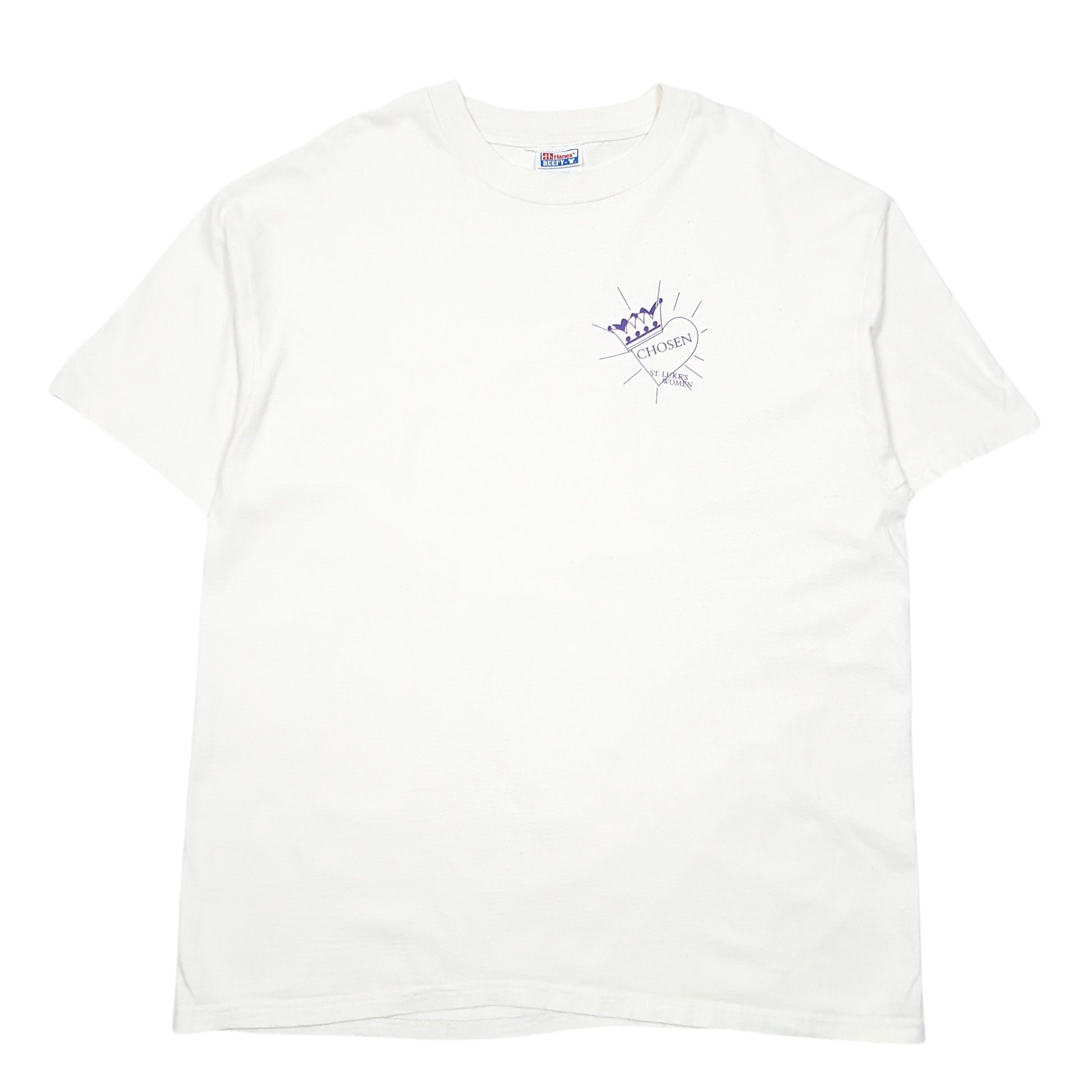 Mens Cream Hanes Vintage Beefy T Chosen St Lukes Women Short Sleeve T Shirt