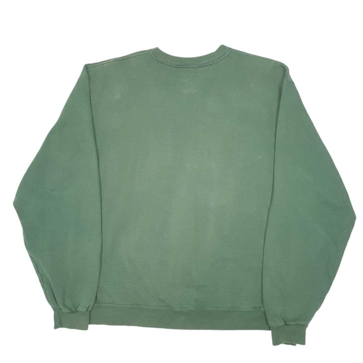 Mens Green Champion Ohio Spellout Crewneck Jumper