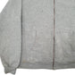 Mens Grey Champion  Full Zip Jumper