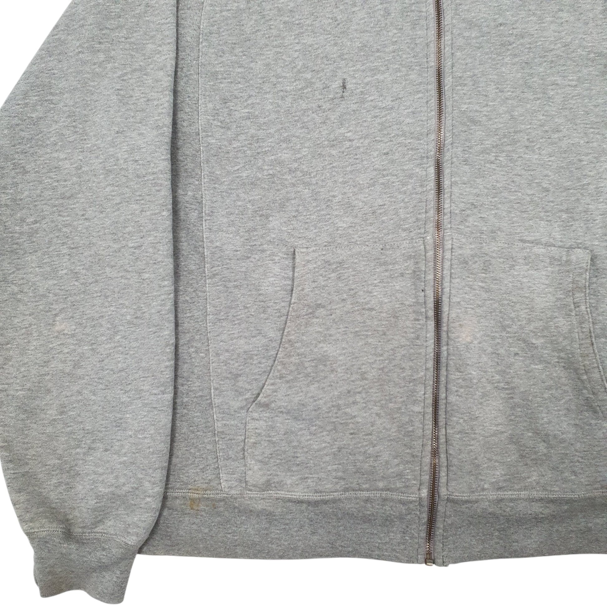 Mens Grey Champion  Full Zip Jumper
