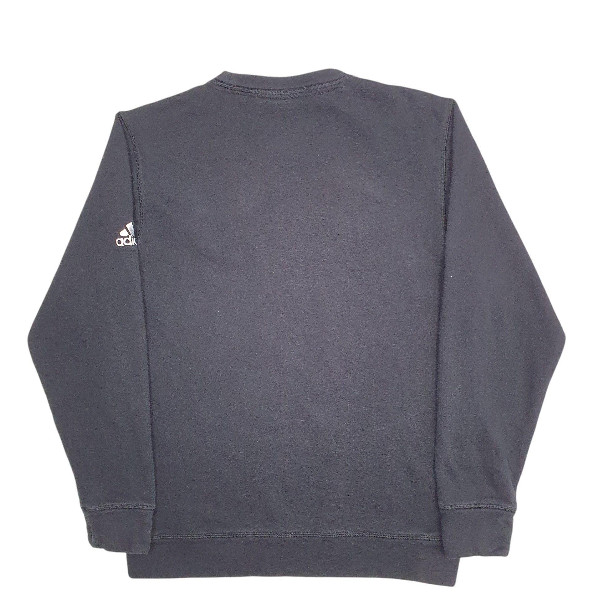 Mens Black Adidas MVP Spellout Crewneck Jumper