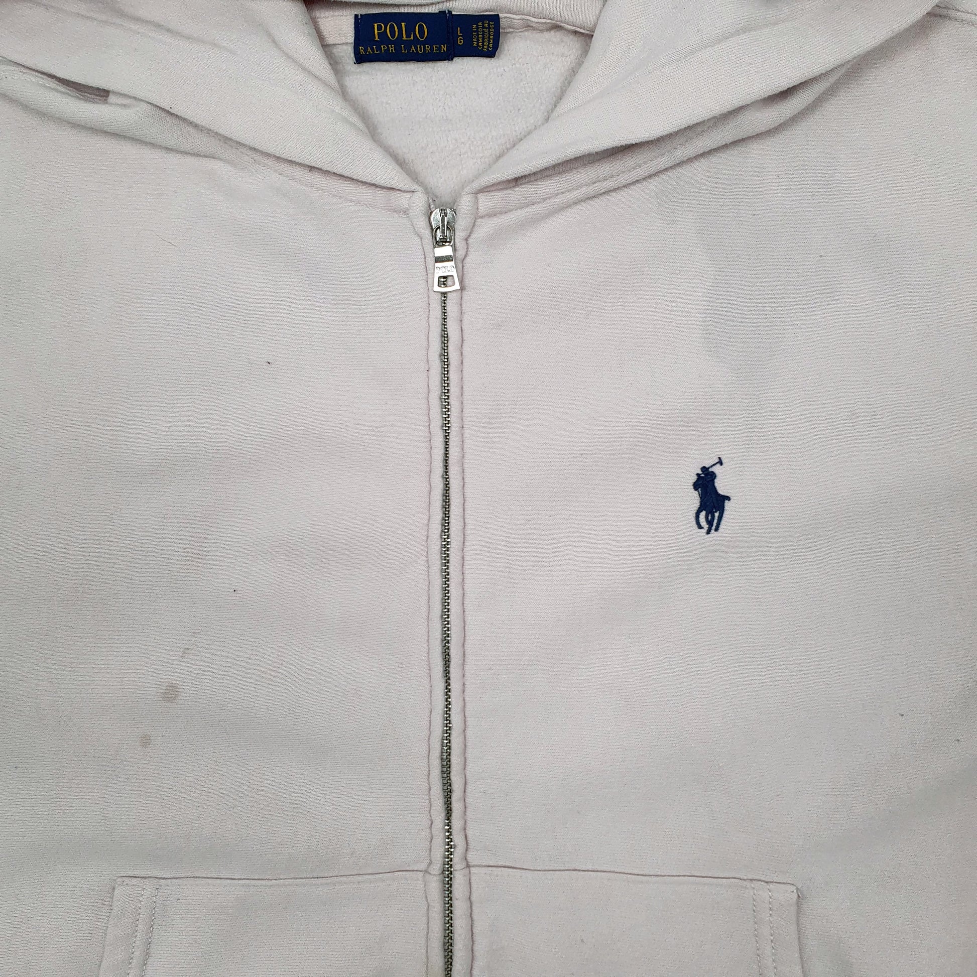 Womens Pink Polo Ralph Lauren Hoodie Full Zip Jumper