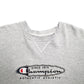 Mens Grey Champion Spellout Crewneck Jumper