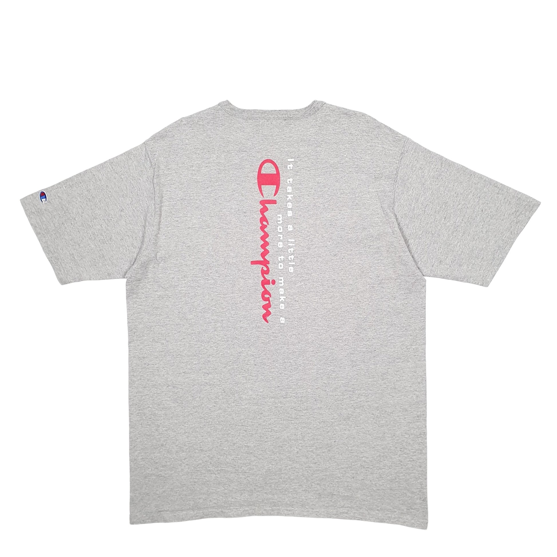 Mens Grey Champion  Short Sleeve T Shirt