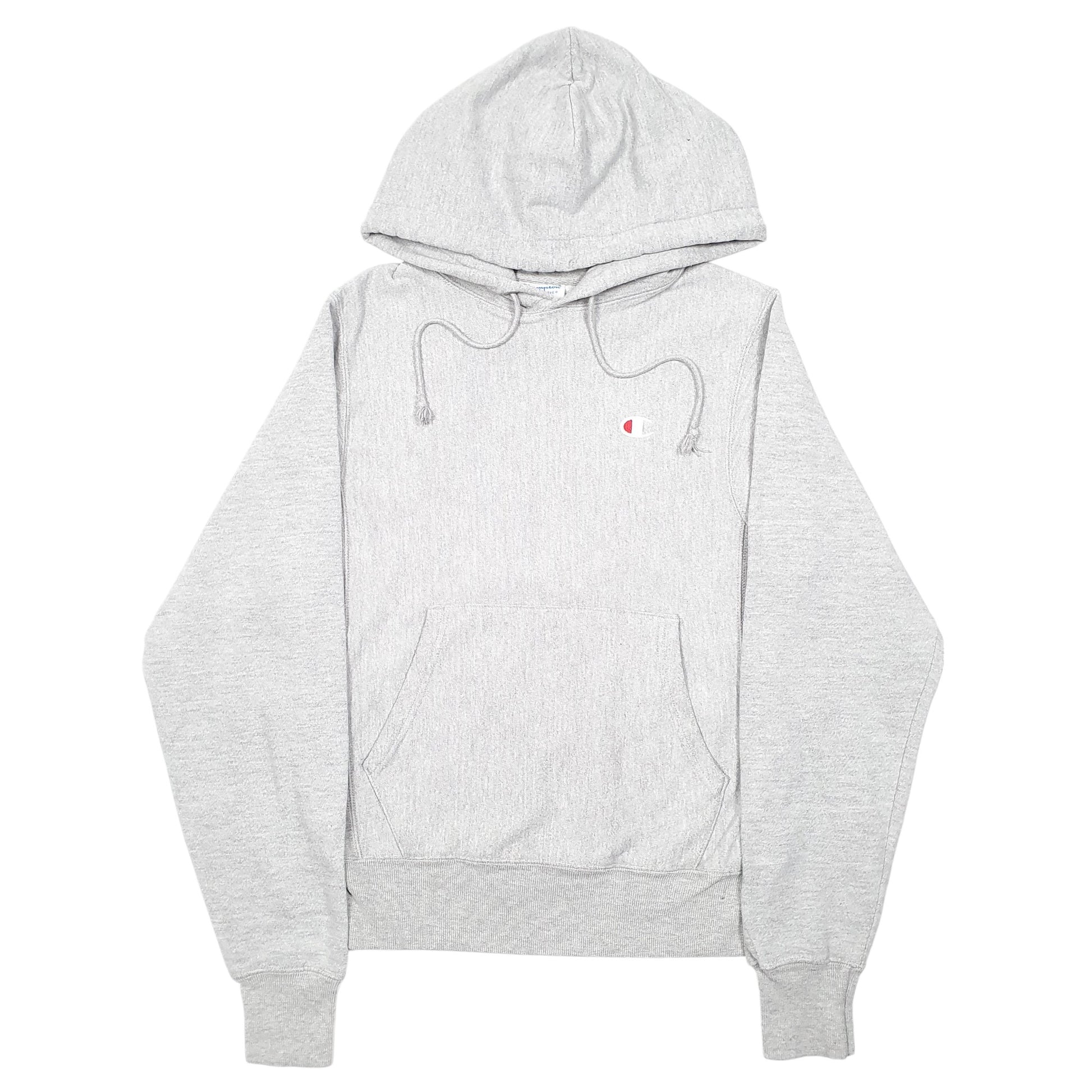 Mens Grey Champion Reverse Weave Hoodie Jumper