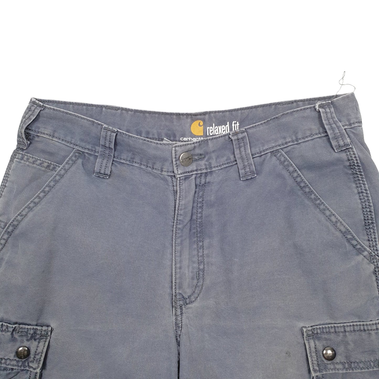 Mens Grey Carhartt Workwear Cargo Shorts
