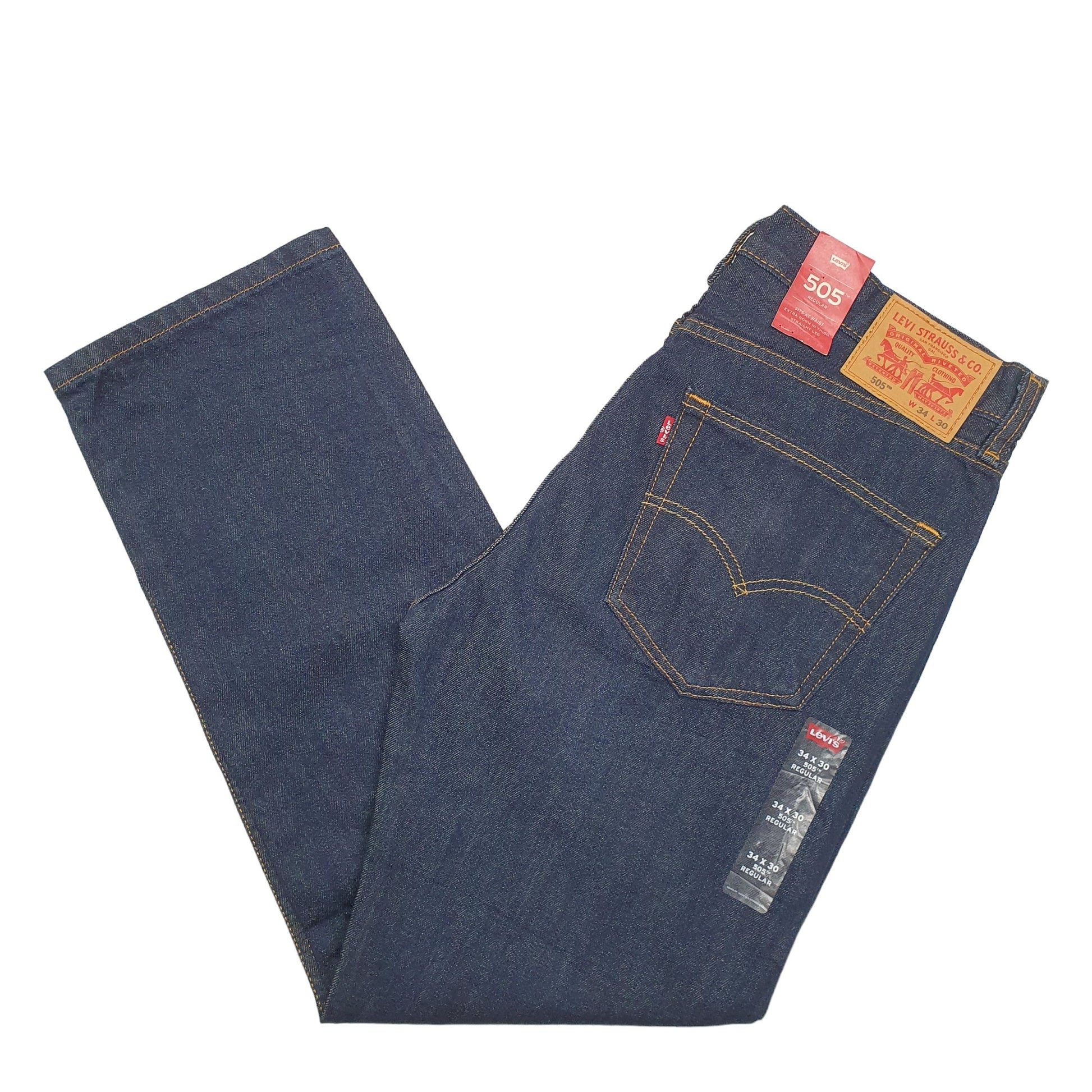 Mens Blue Levis BNWT 505 JeansW34 L30
