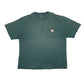 Mens Green Carhartt  Short Sleeve T Shirt