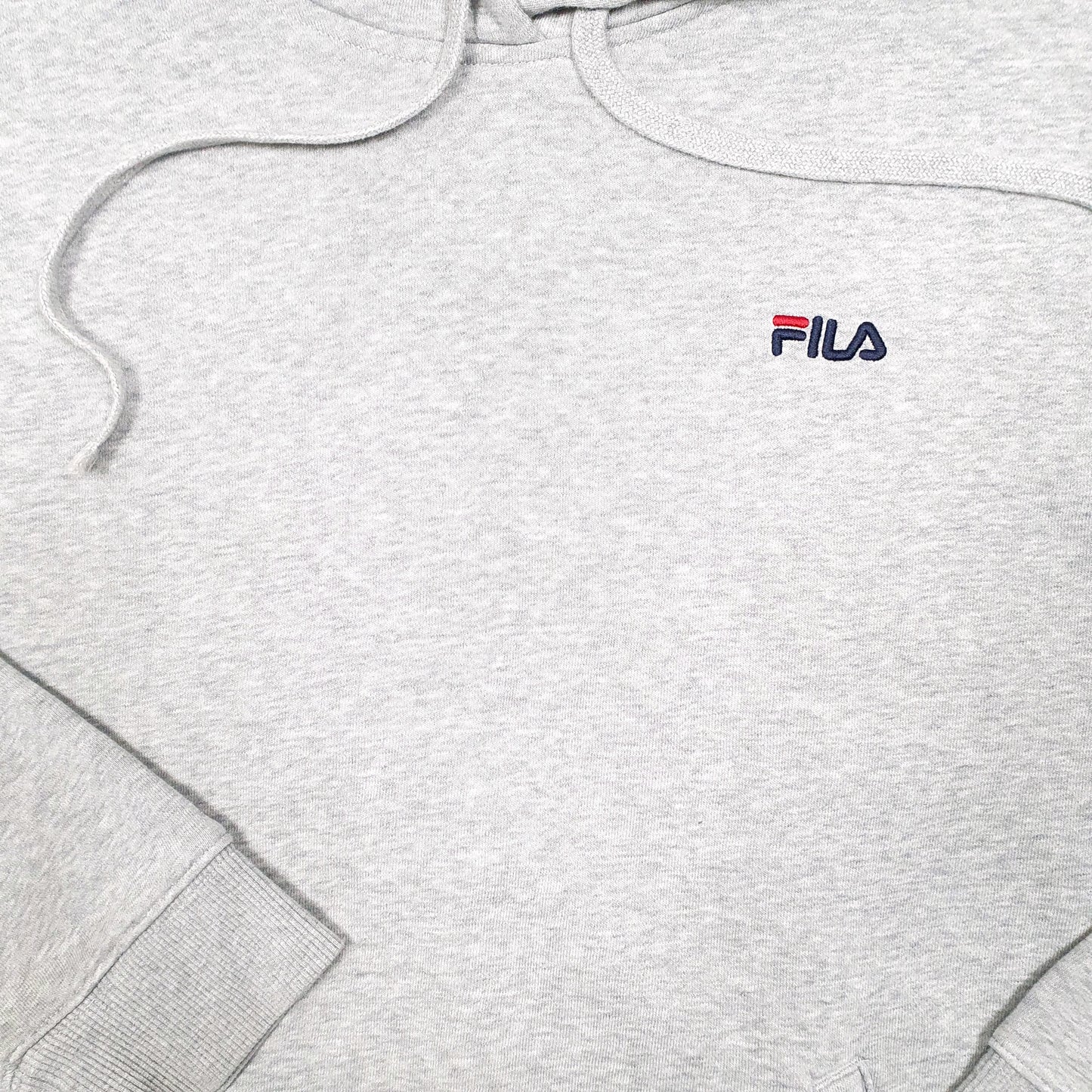 Womens Grey Fila  Hoodie Jumper